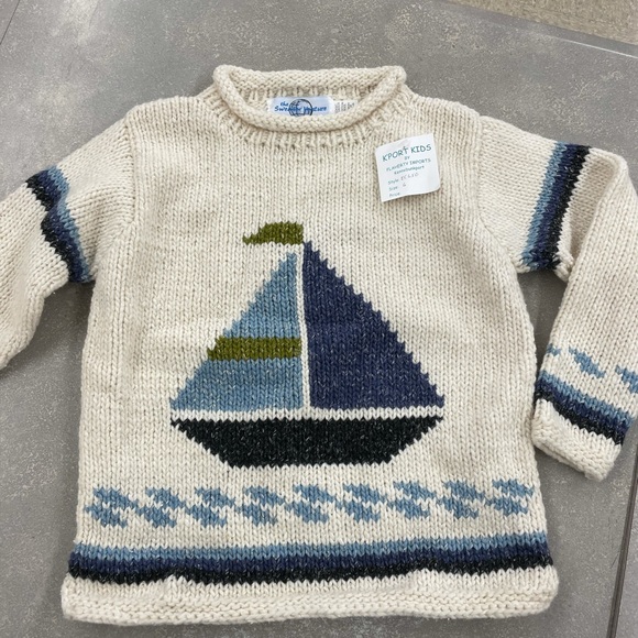 Other - NWT Handknit Sweater Flaherty Imp Kennebunkport